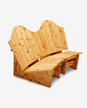 Outdoor Garden Relaxing Chair with Wooden Frame