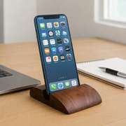 Handmade Walnut Smart Phone Holder