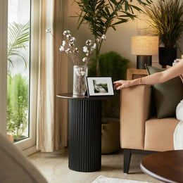 Modern Look Accent Table – Contemporary Sofa-Side & Living-Space Elegance